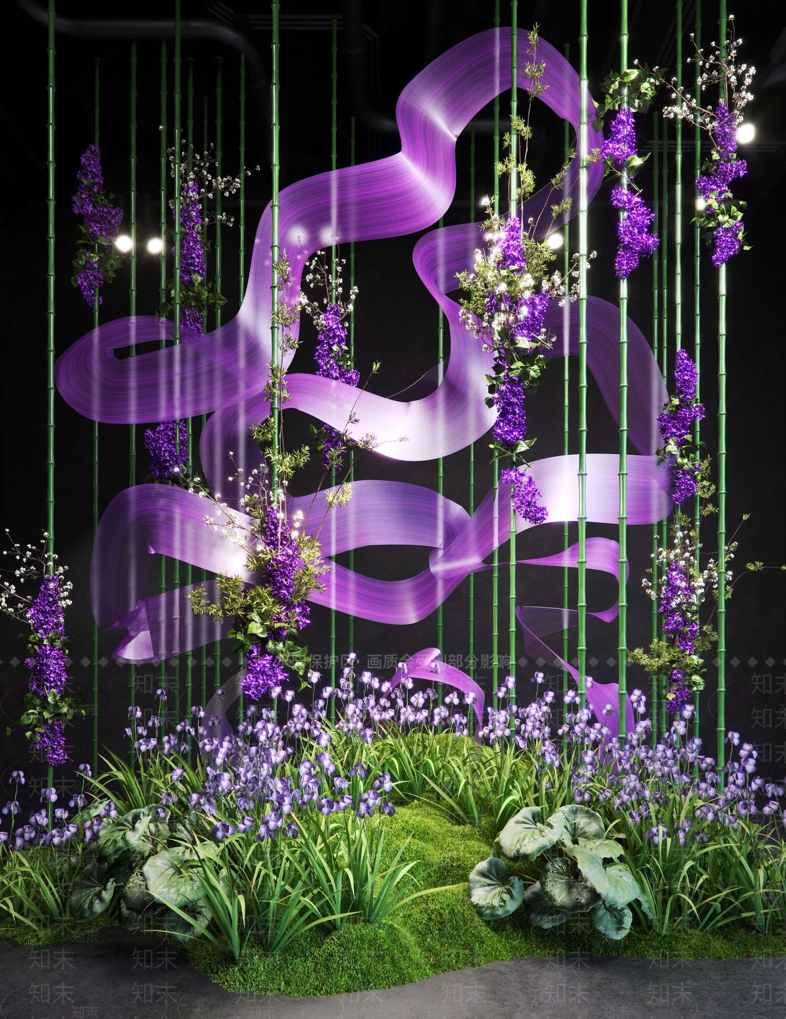 现代艺术装置3D模型下载【ID:1192622857】
