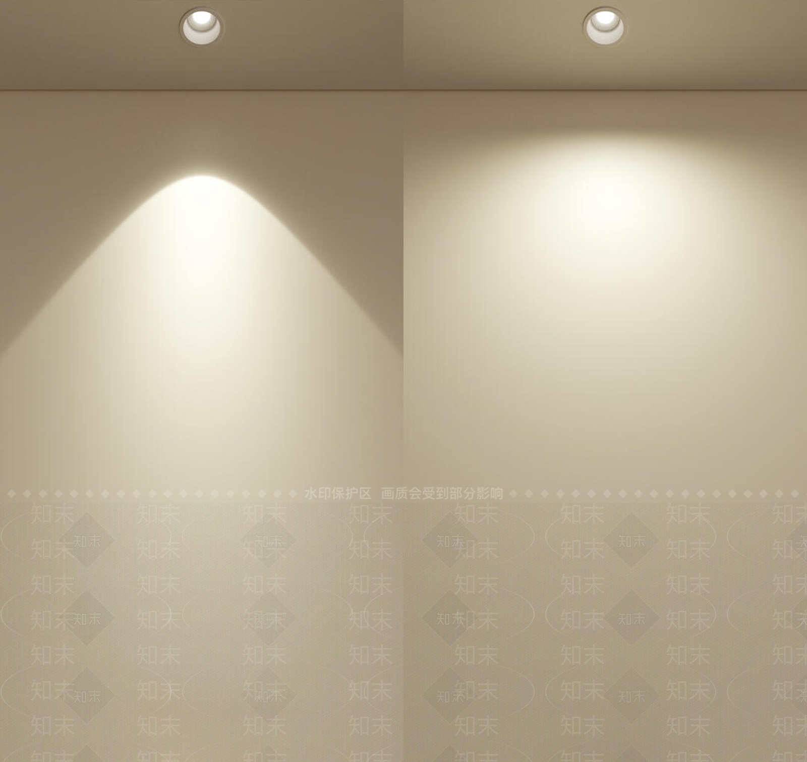 现代简约筒灯射灯组合3D模型下载【ID:1192626010】