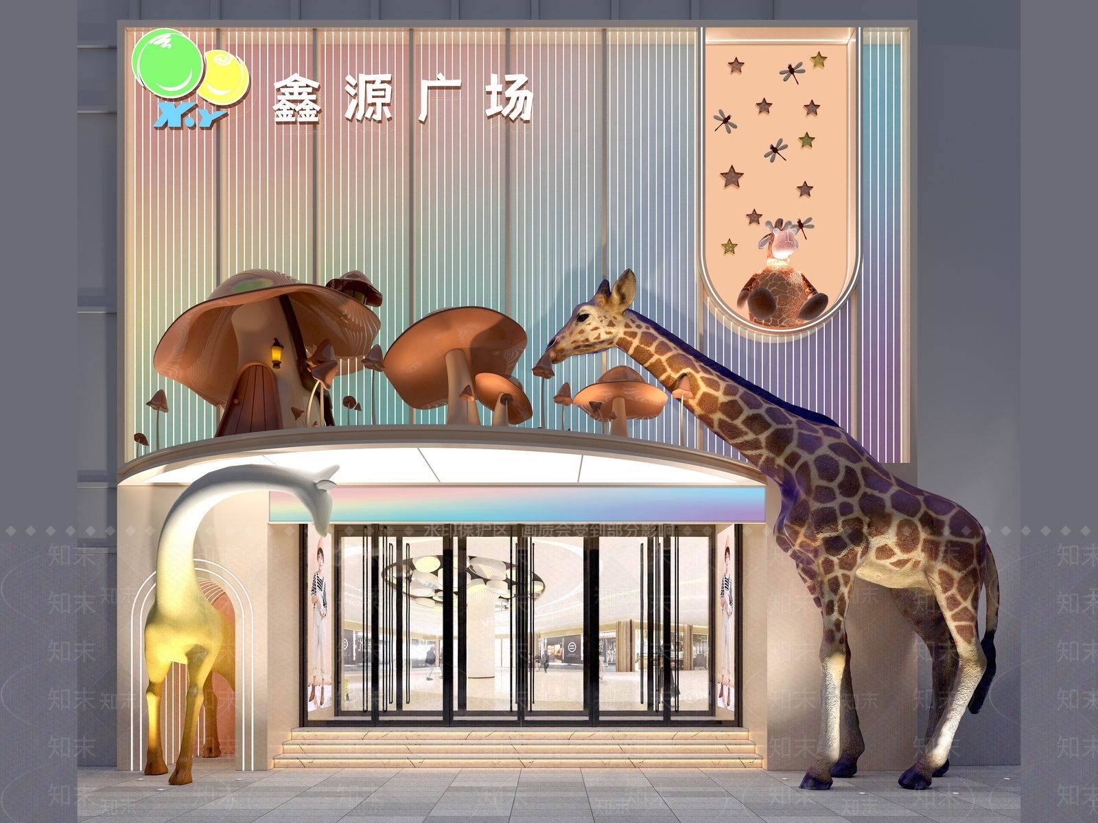 现代商场3D模型下载【ID:1192626119】