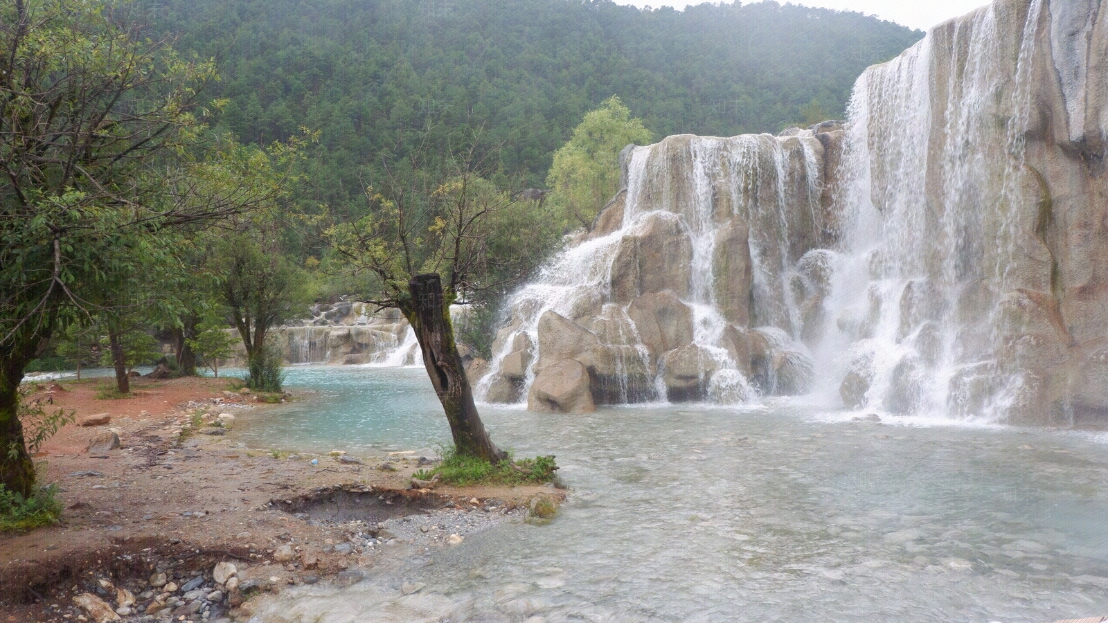 现代简约瀑布贴图下载【ID:1192627889】