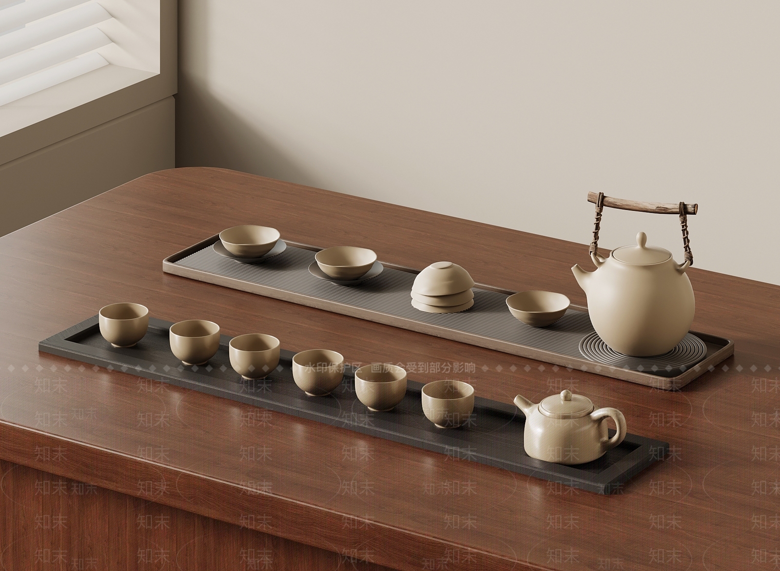 茶具SU模型下载【ID:1192627828】