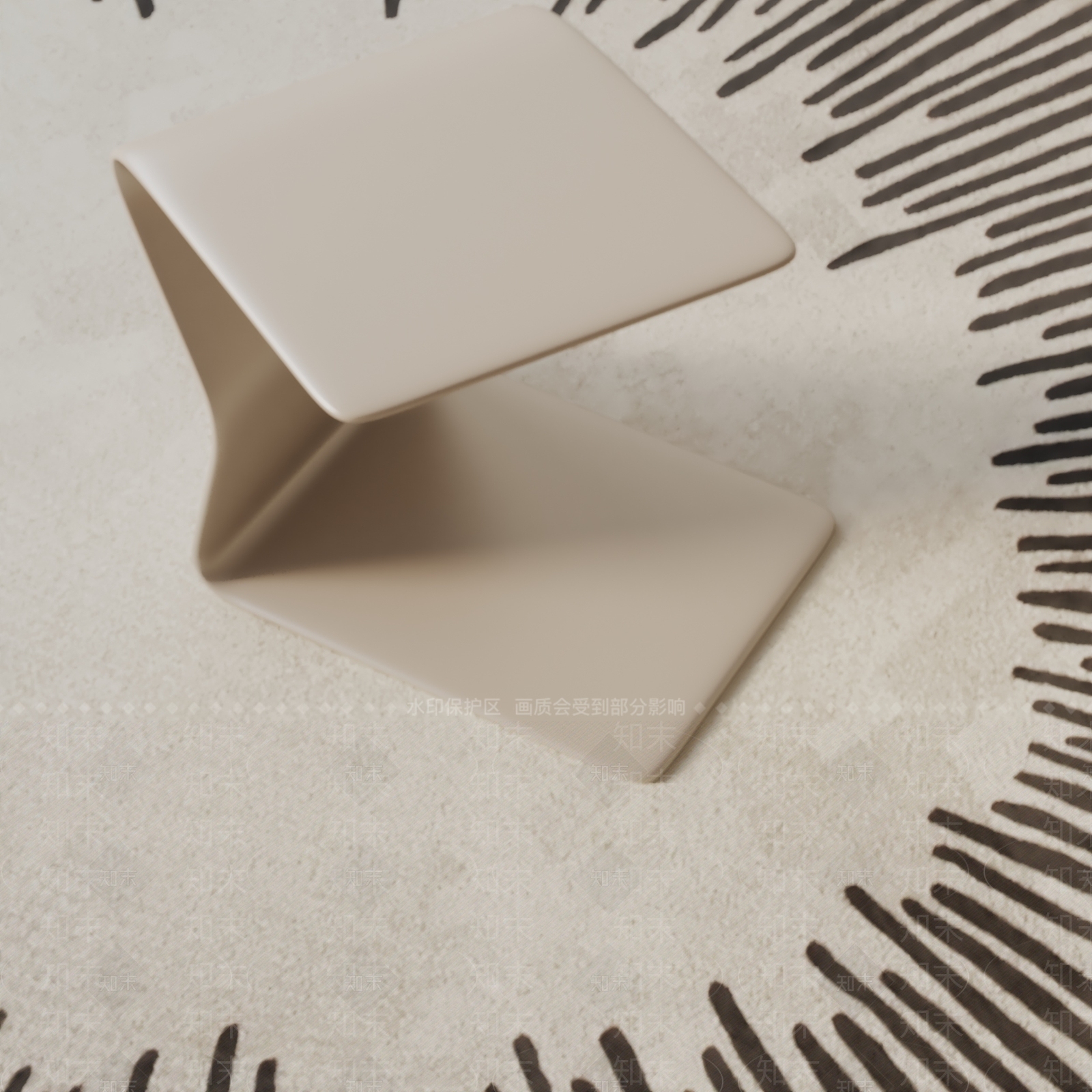 现代床头柜3D模型下载【ID:1192629413】