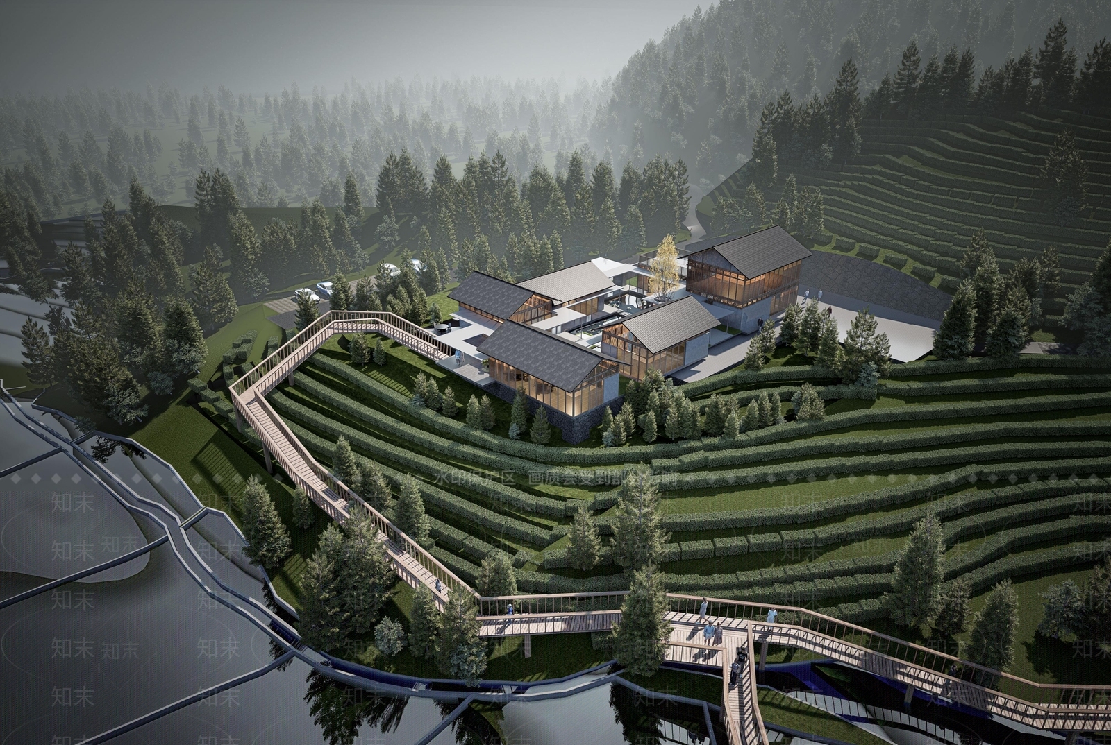 现代小公建SU模型下载【ID:1192635541】