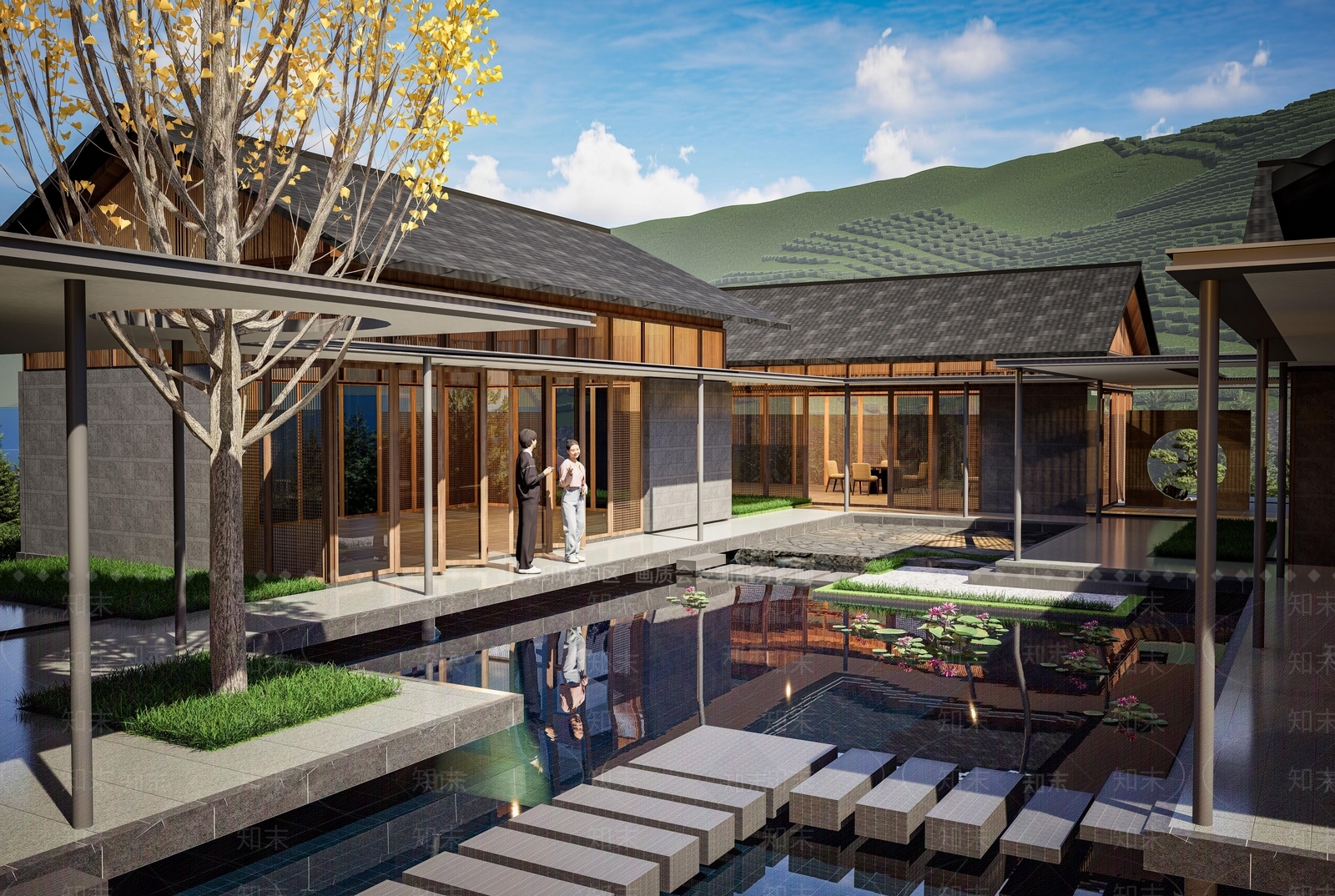 现代小公建SU模型下载【ID:1192635541】