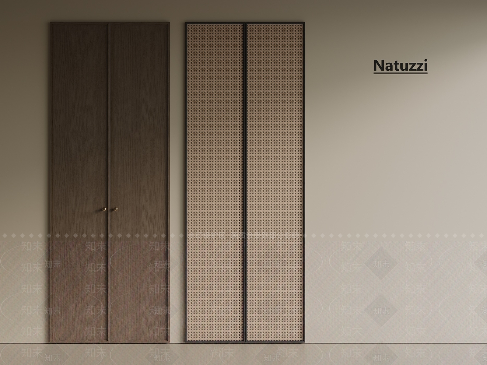 中古侘寂柜门3D模型下载【ID:1192636775】