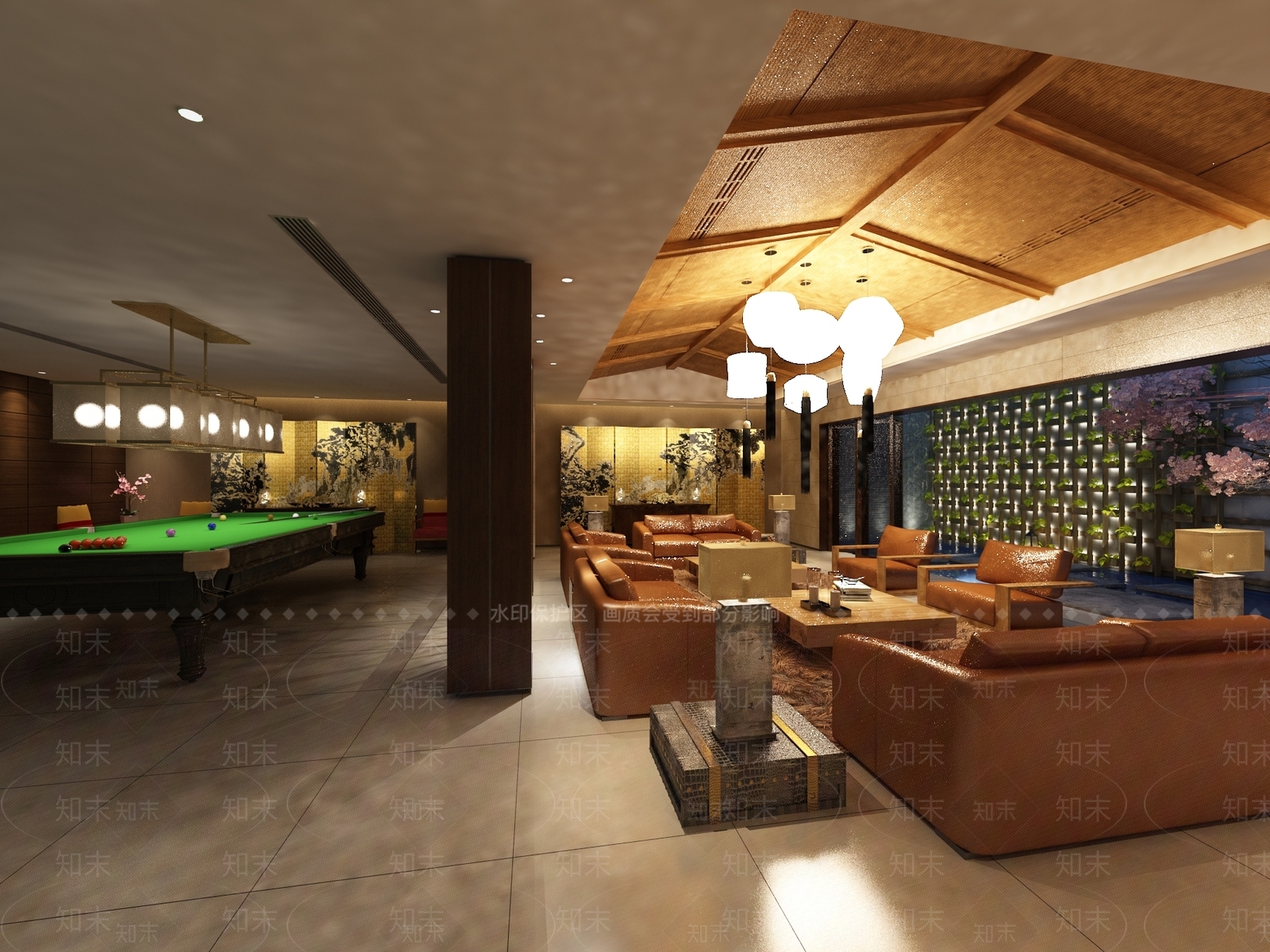 现代其他娱乐空间3D模型下载【ID:1192643608】