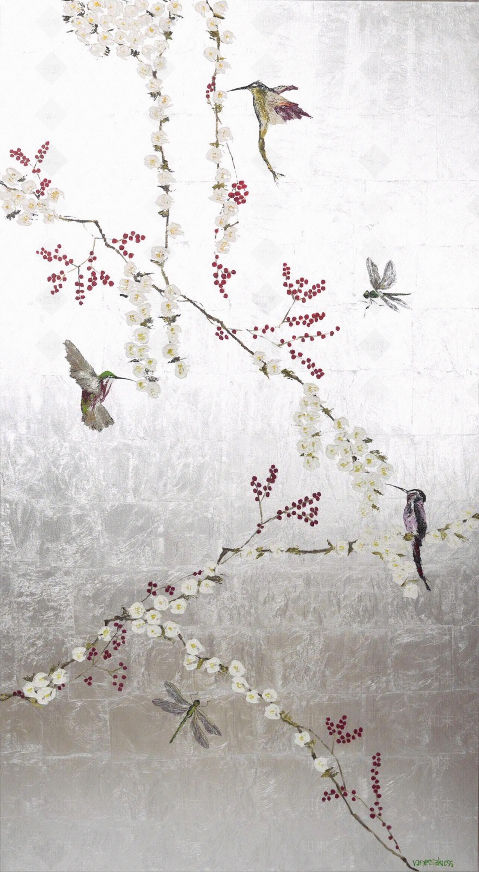 现代新中式金箔银箔贴图下载【ID:1192647296】