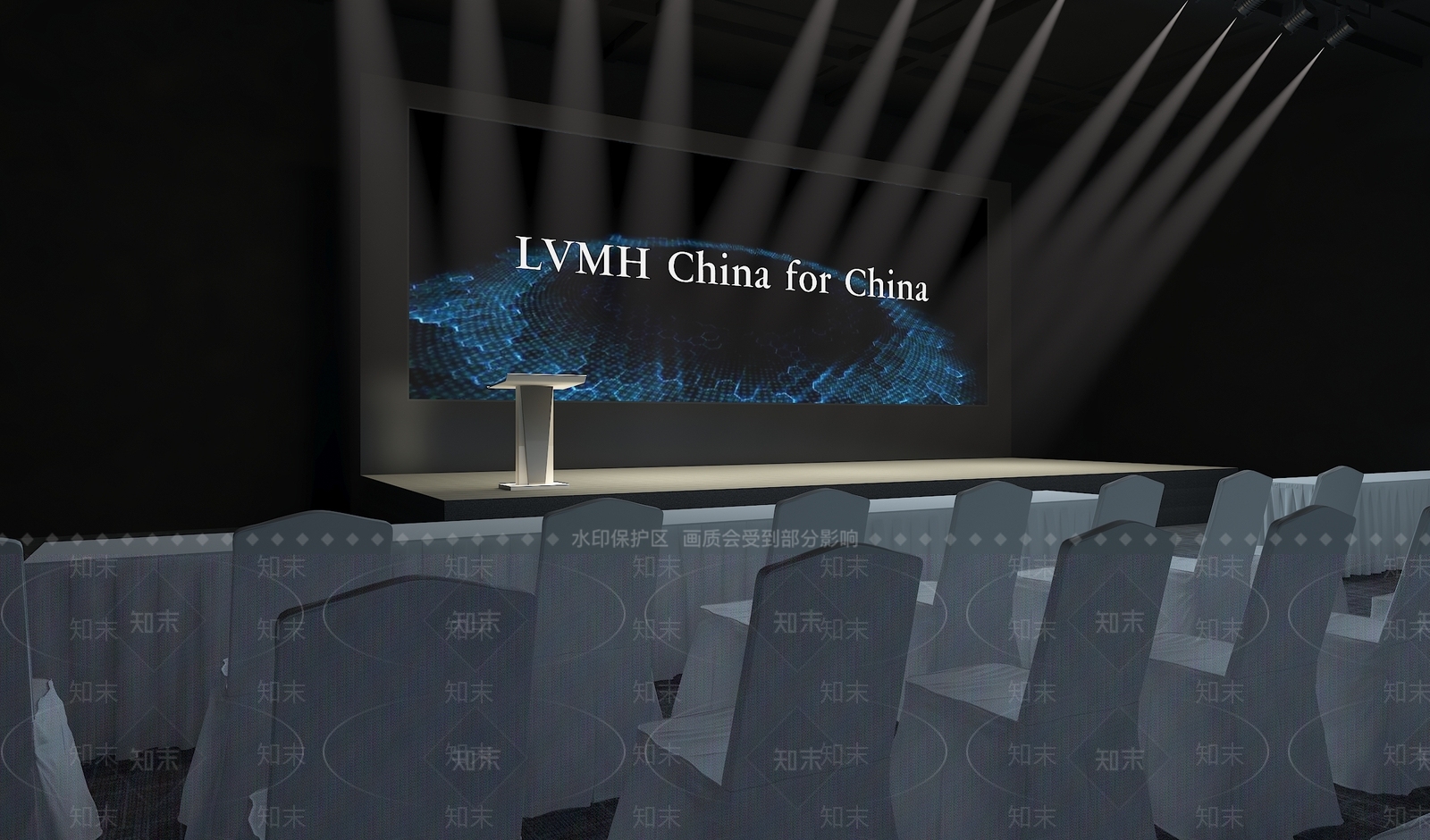 现代舞台3D模型下载【ID:1192649691】