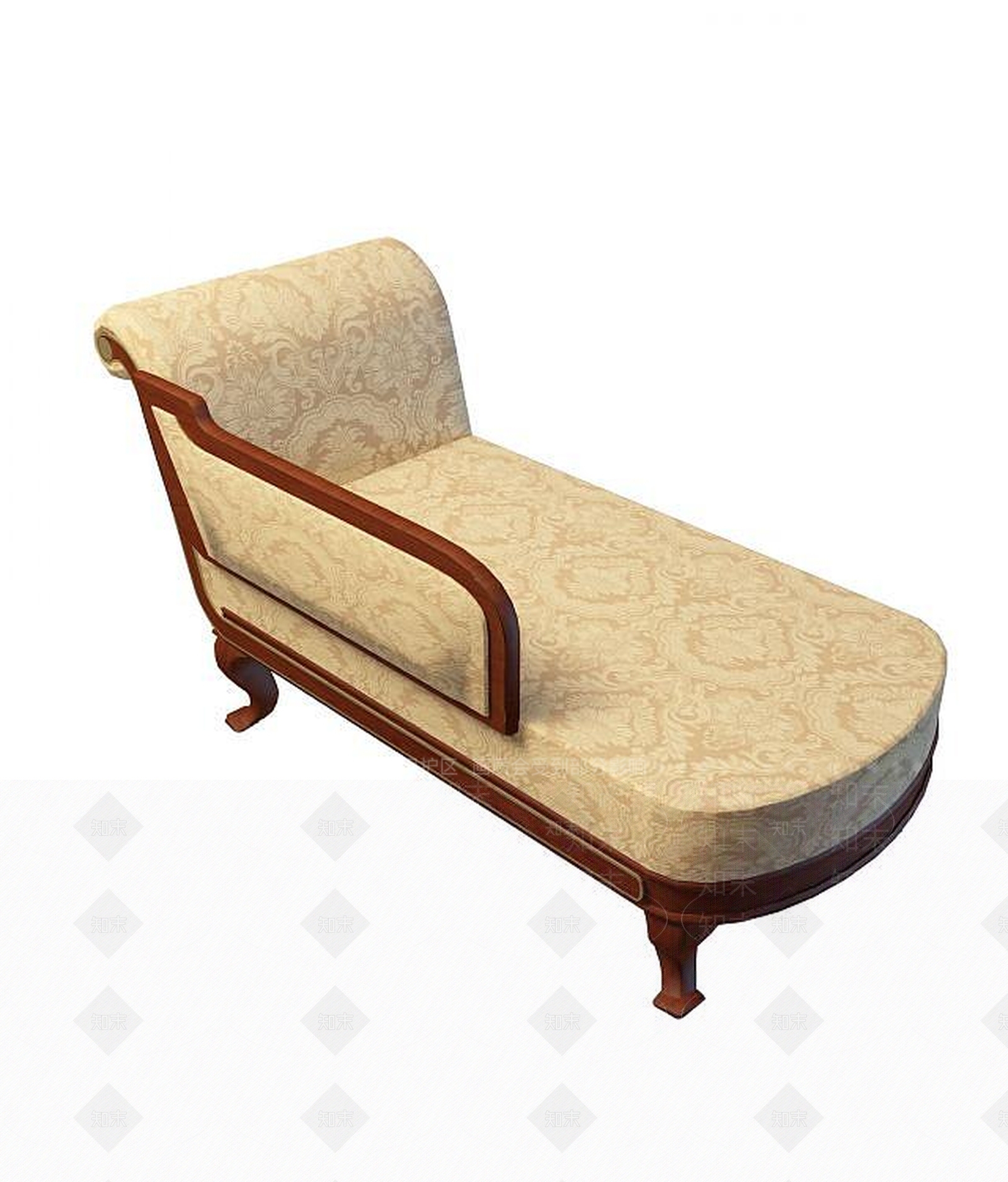 现代贵妃椅3D模型下载【ID:1192657888】