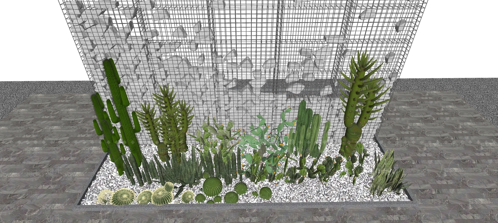 植物组合SU模型下载【ID:1192659485】