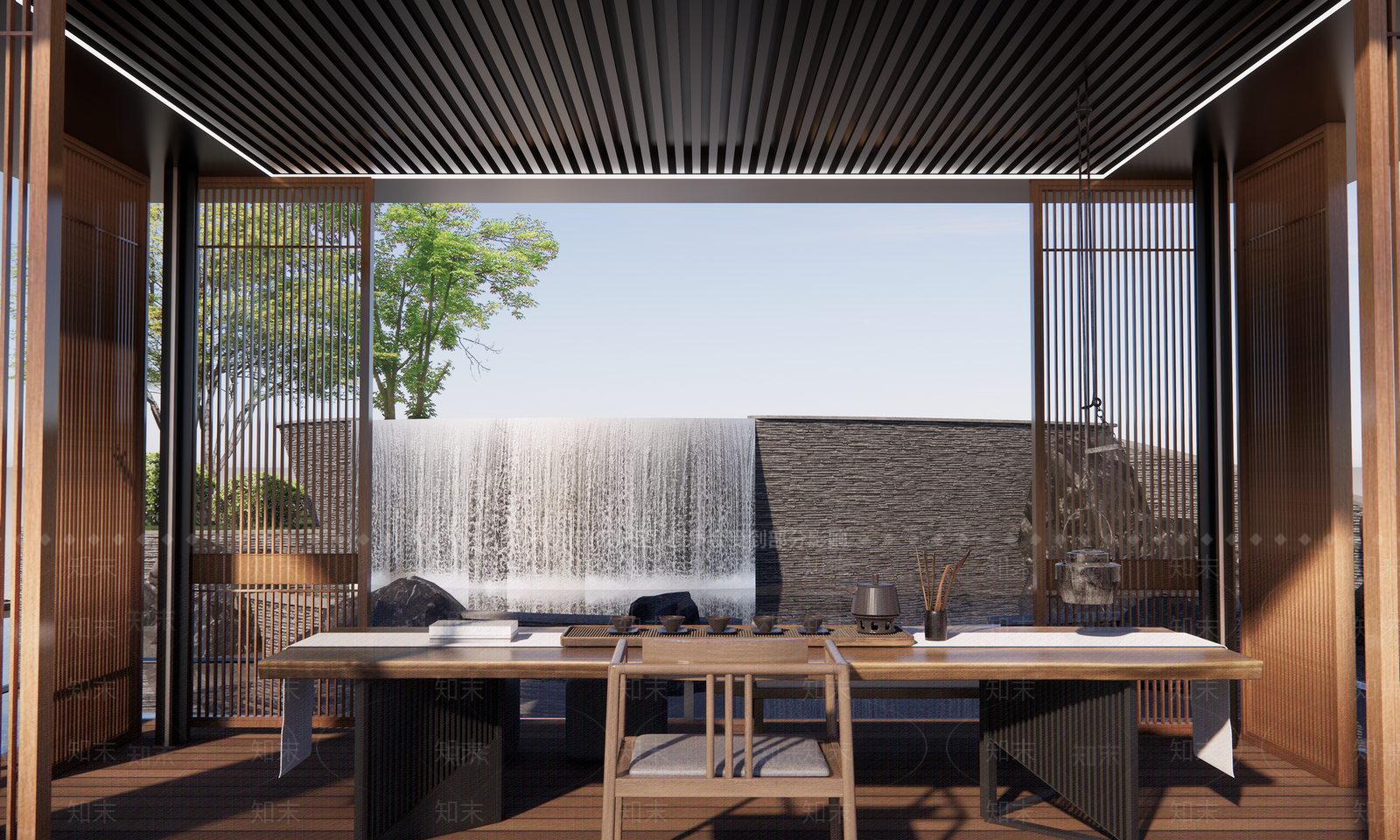 新中式中式亭子SU模型下载【ID:1192660726】