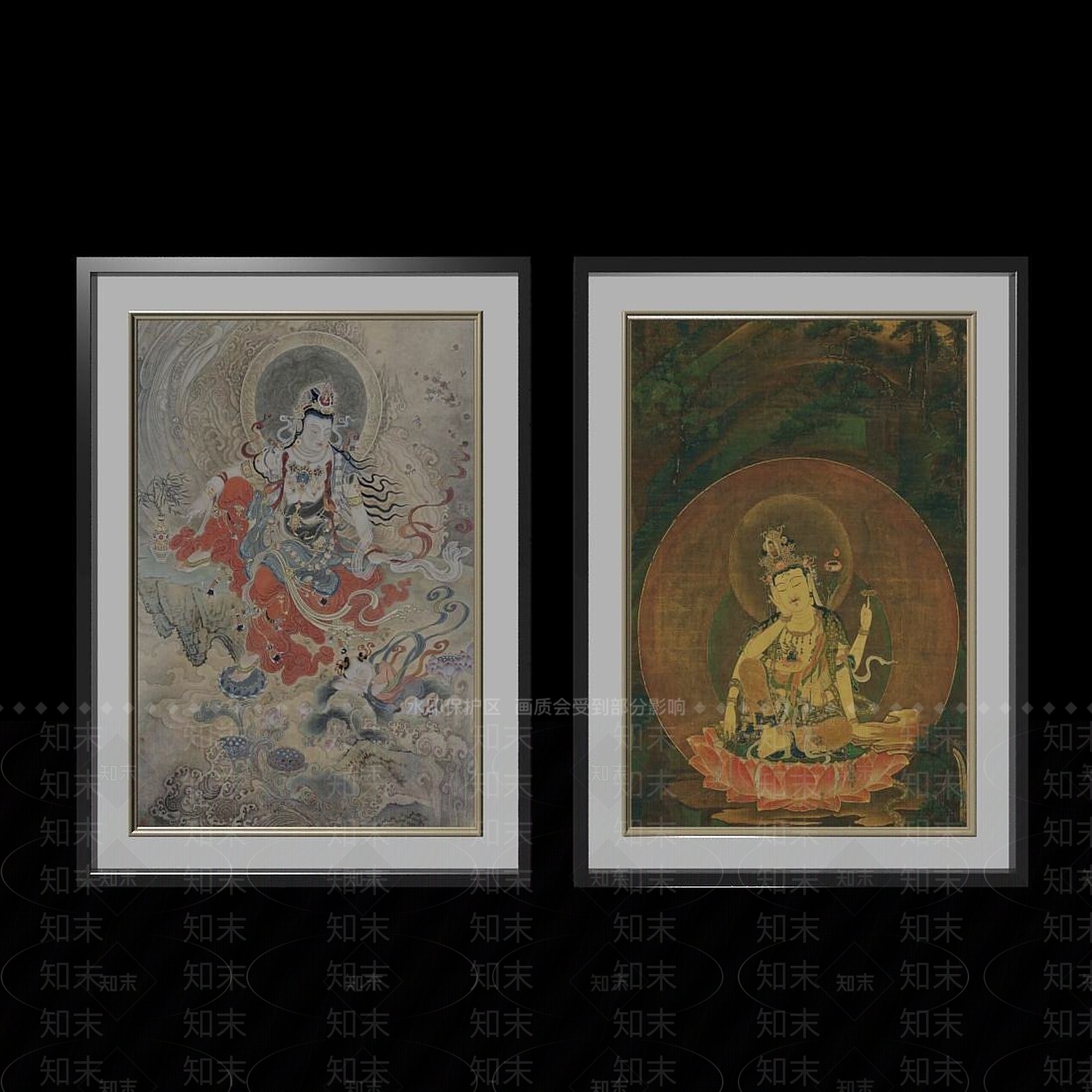 现代中国风装饰画3D模型下载【ID:1192663676】