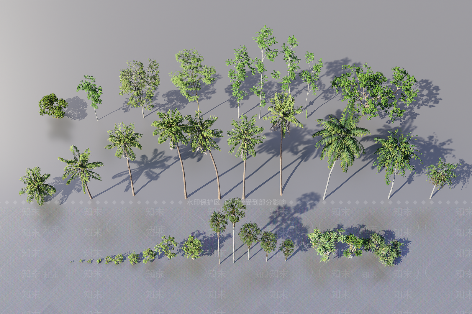 植物堆3D模型下载【ID:1192664717】