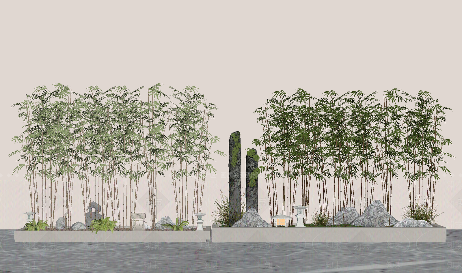 竹子SU模型下载【ID:1192671132】