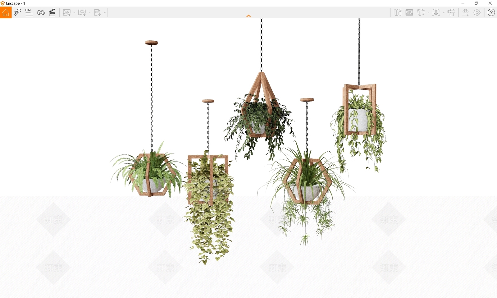 植物组合SU模型下载【ID:1192678565】