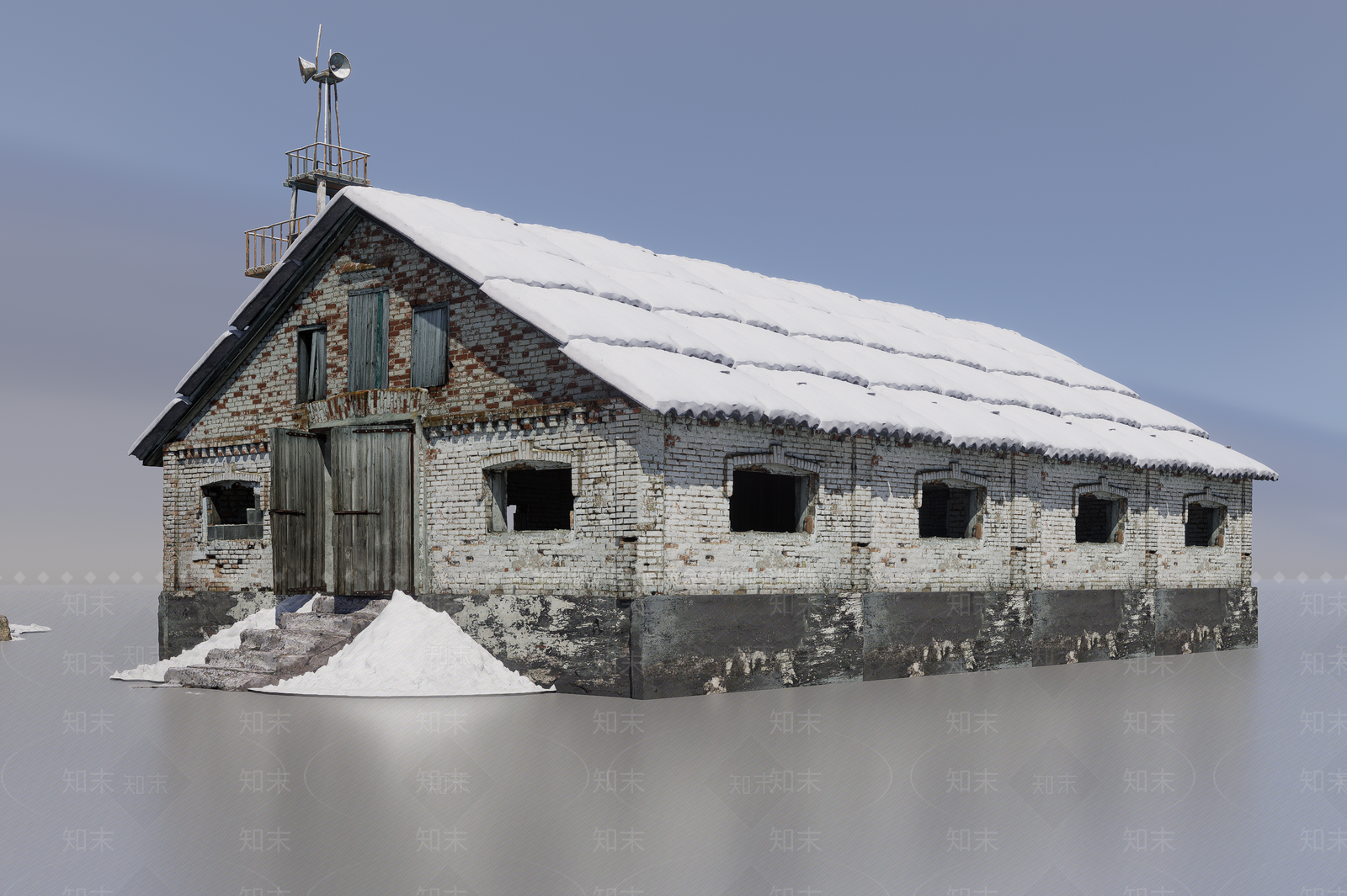 现代艺术风格建筑3D模型下载【ID:1192680514】