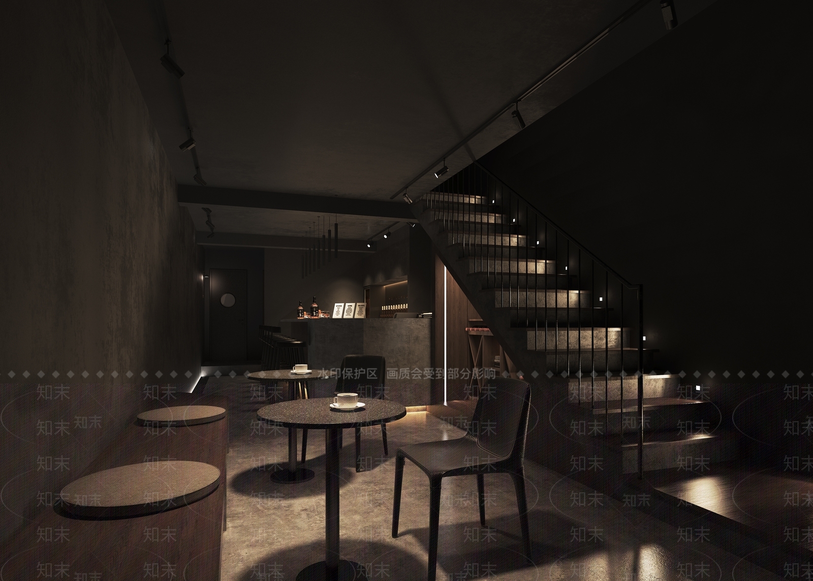 工业简约酒吧3D模型下载【ID:1192689482】