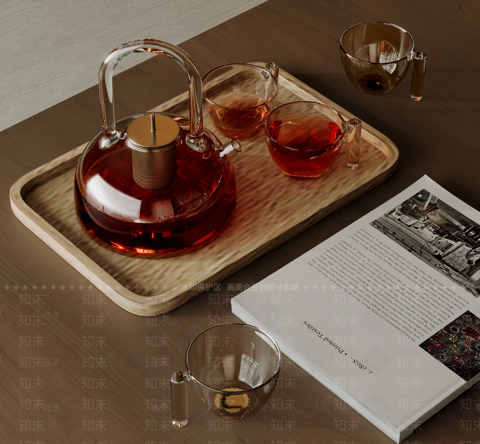 茶具3D模型下载【ID:1192691591】