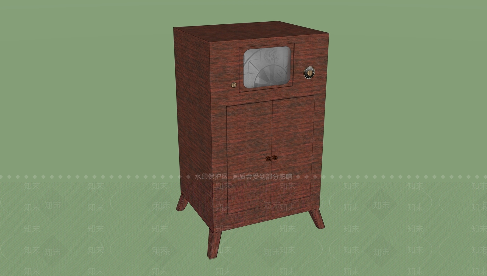 中式储物柜SU模型下载【ID:1192692833】