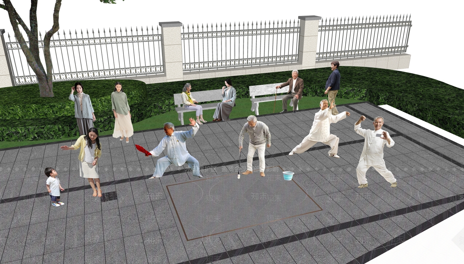 多人SU模型下载【ID:1192695501】