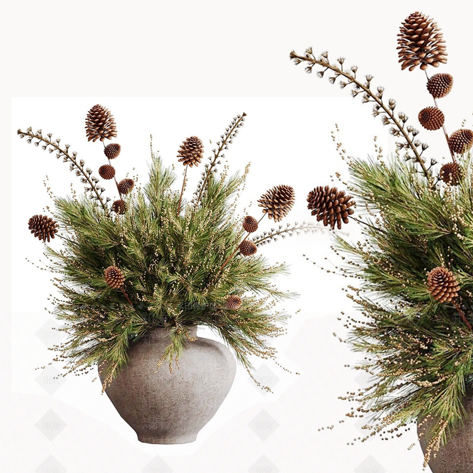 现代花艺3D模型下载【ID:1192696921】