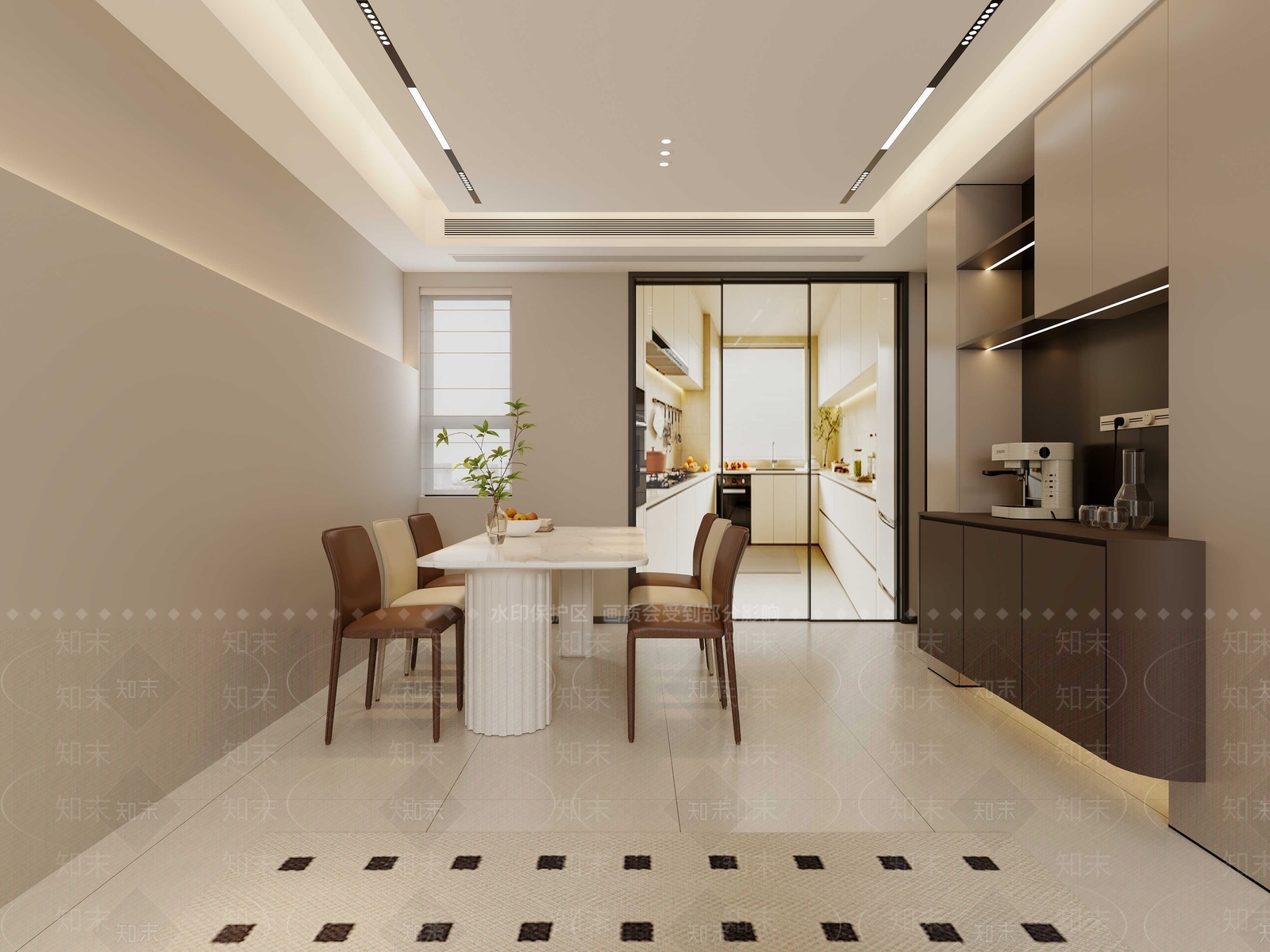 现代家居客厅3D模型下载【ID:1192698073】