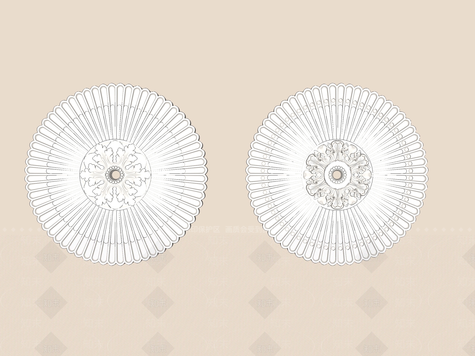 法式欧式雕花SU模型下载【ID:1192700570】