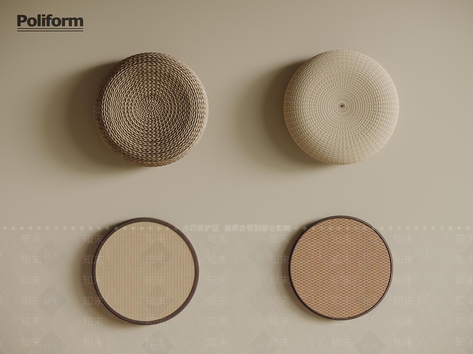 新中式坐垫SU模型下载【ID:1192702234】