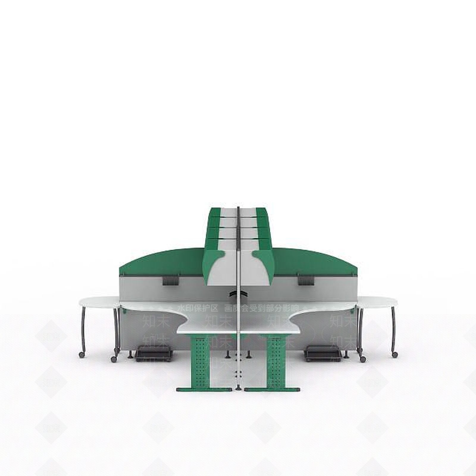 现代书桌3D模型下载【ID:1199210992】