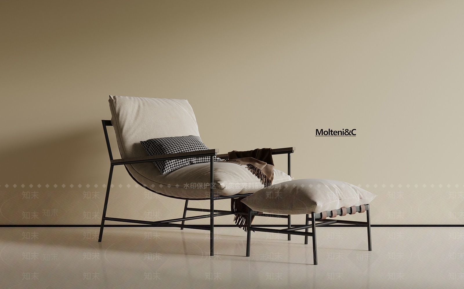 中古躺椅3D模型下载【ID:1192705198】