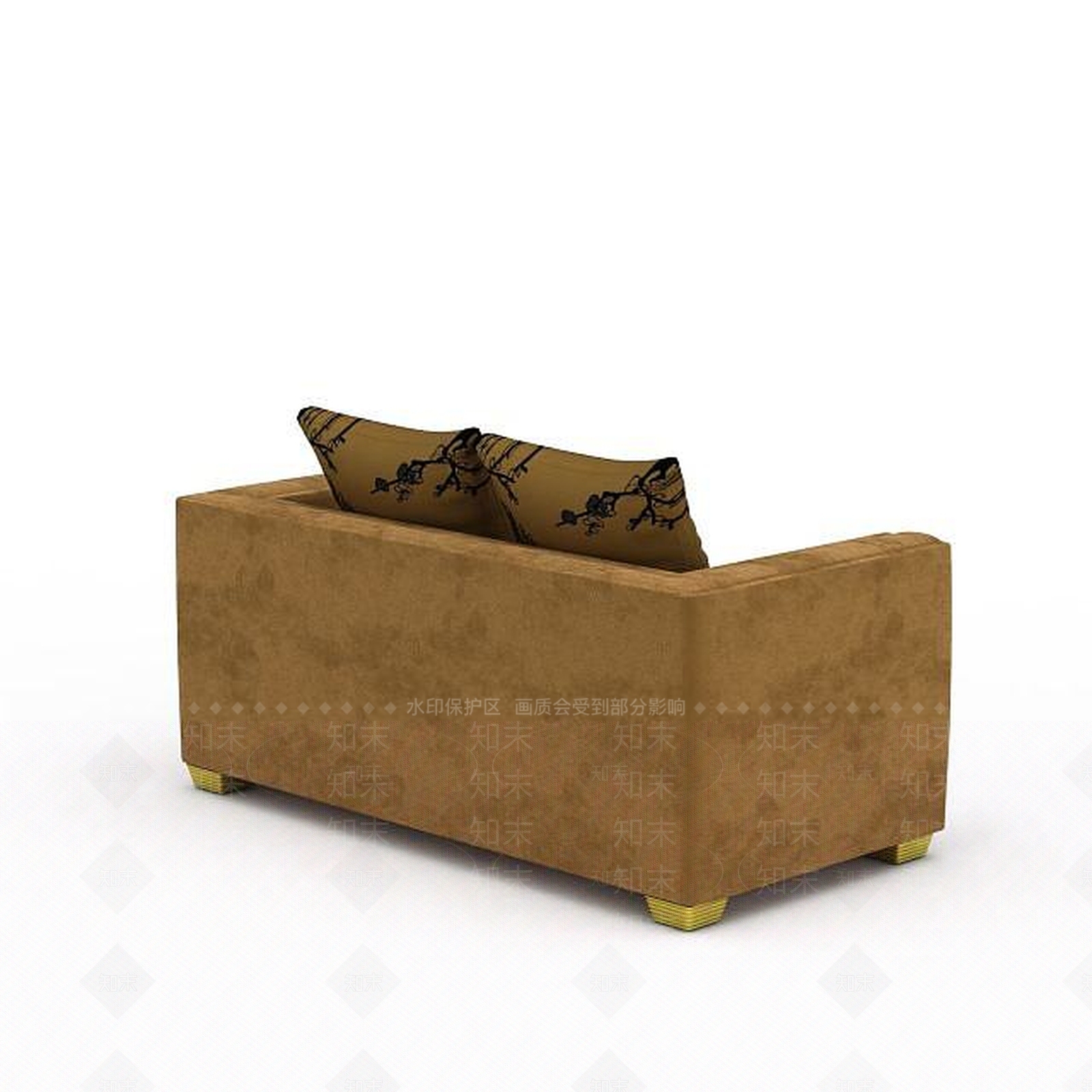 现代双人沙发3D模型下载【ID:1192708374】