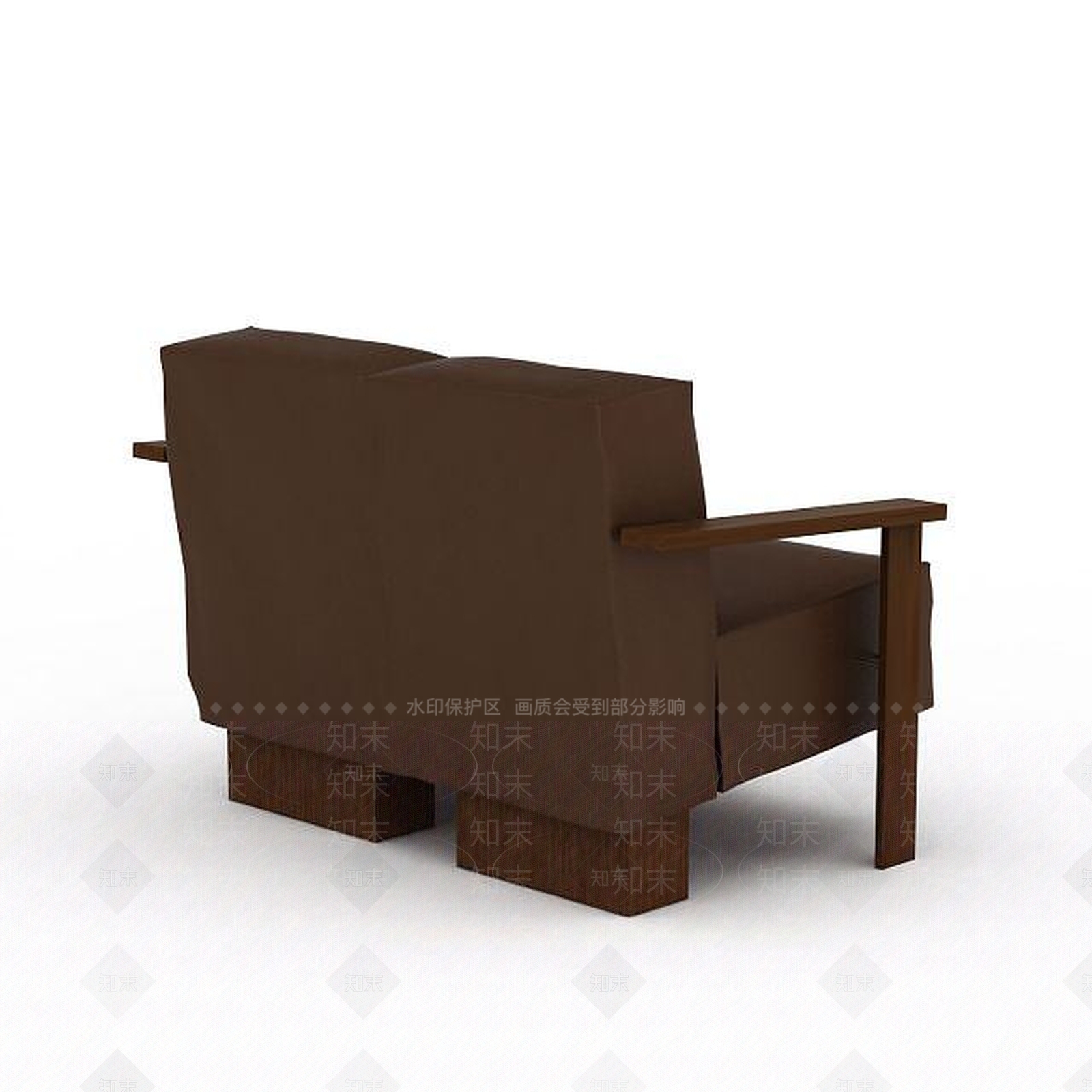 现代双人沙发3D模型下载【ID:1192709890】