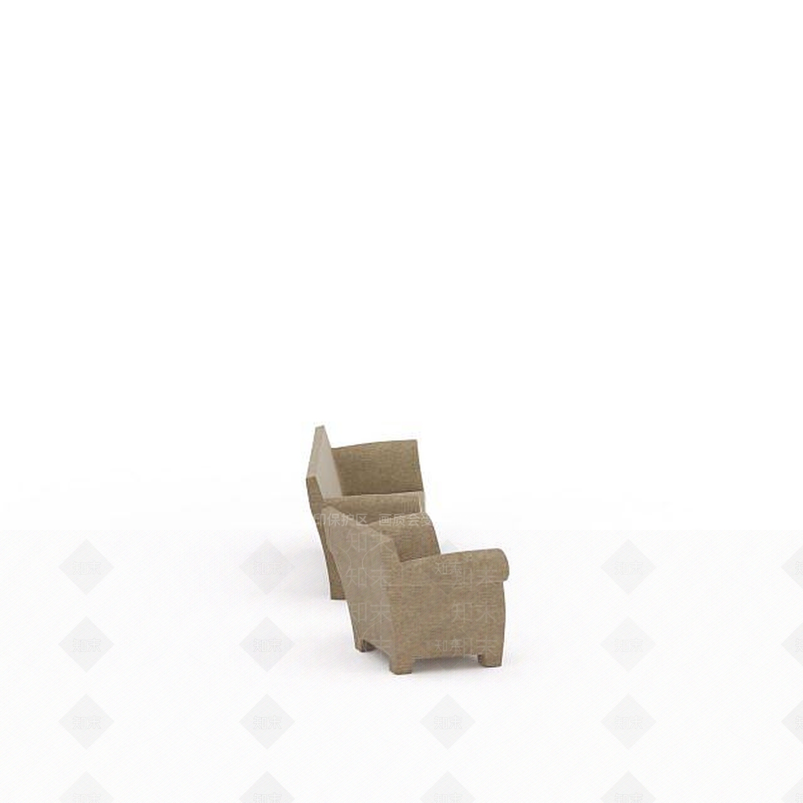 现代双人沙发3D模型下载【ID:1199210151】