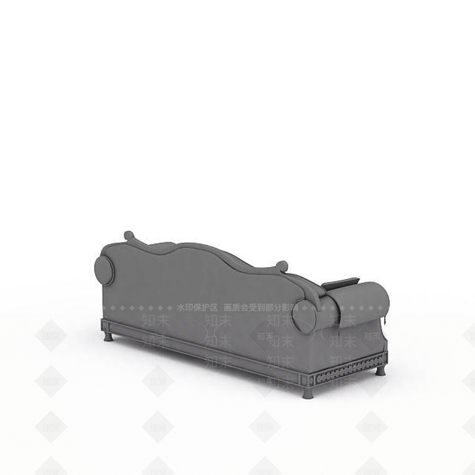 现代双人沙发3D模型下载【ID:1199201533】
