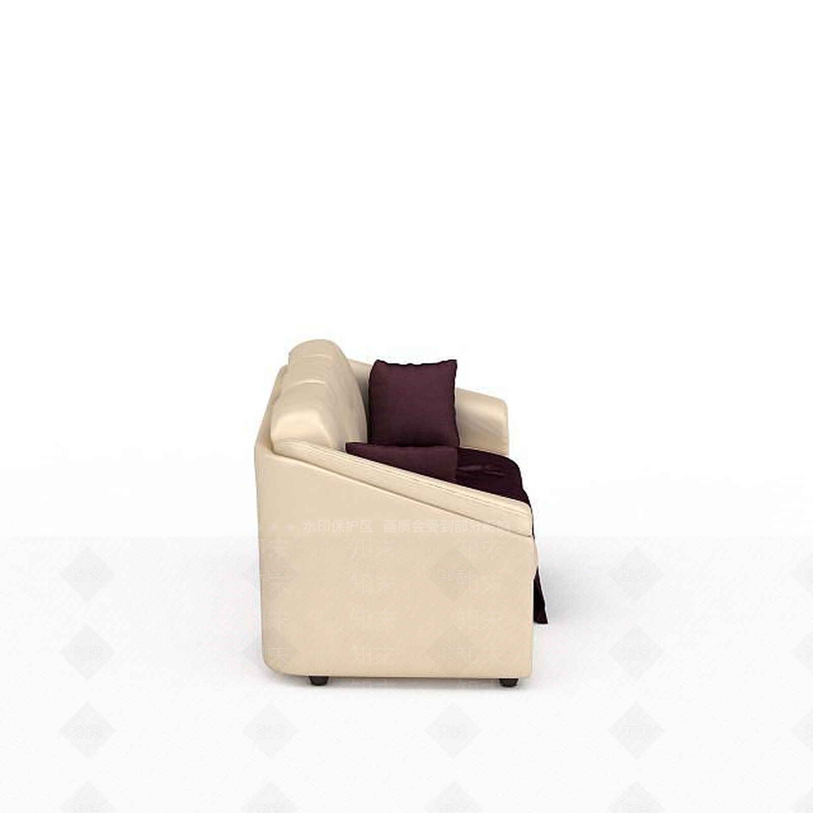 现代双人沙发3D模型下载【ID:1192711726】