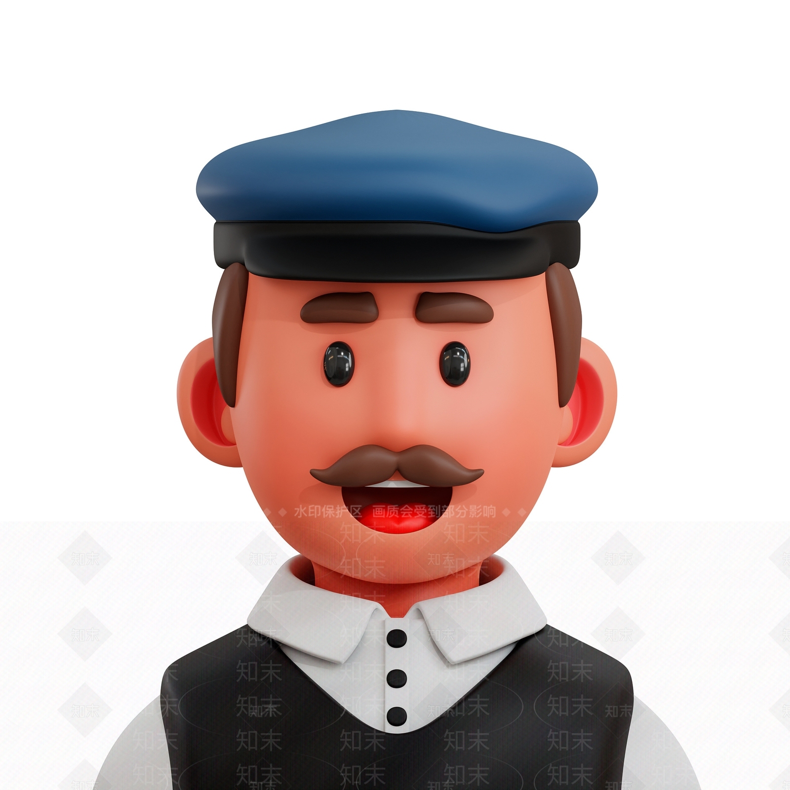 现代虚拟人物3D模型下载【ID:1199209596】