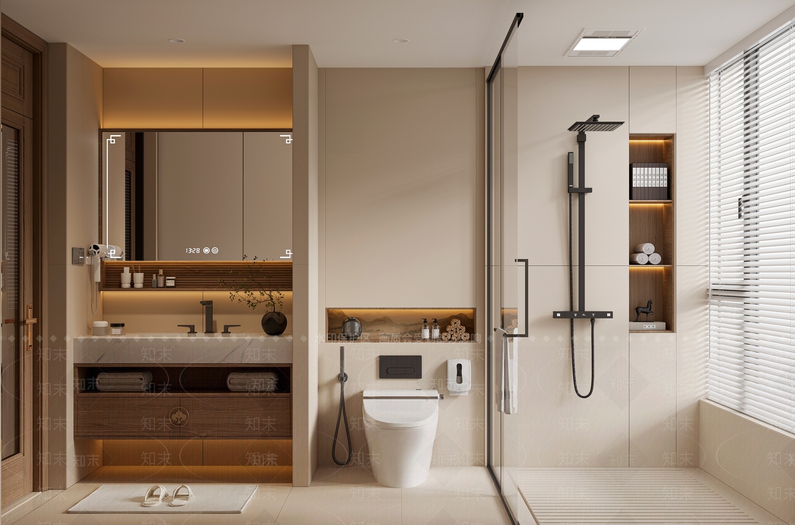 新中式中式卫生间3D模型下载【ID:1192714633】