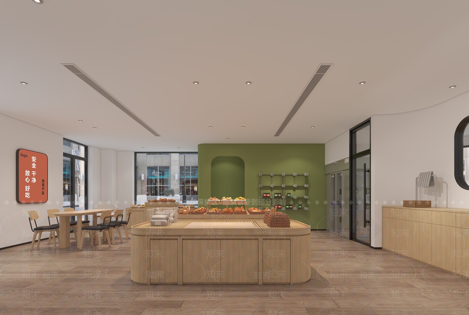 现代甜品面包店3D模型下载【ID:1192716797】