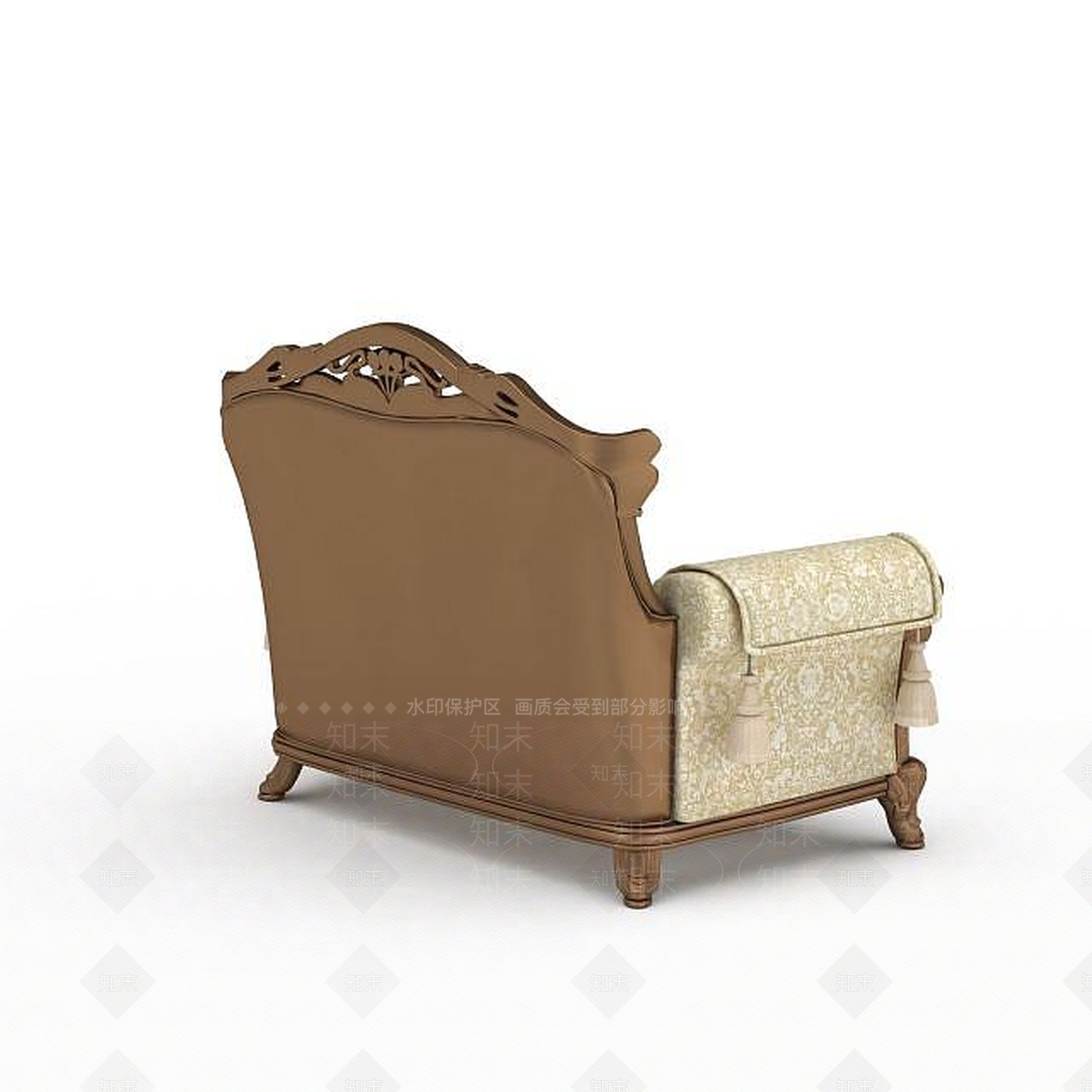 现代双人沙发3D模型下载【ID:1192716455】