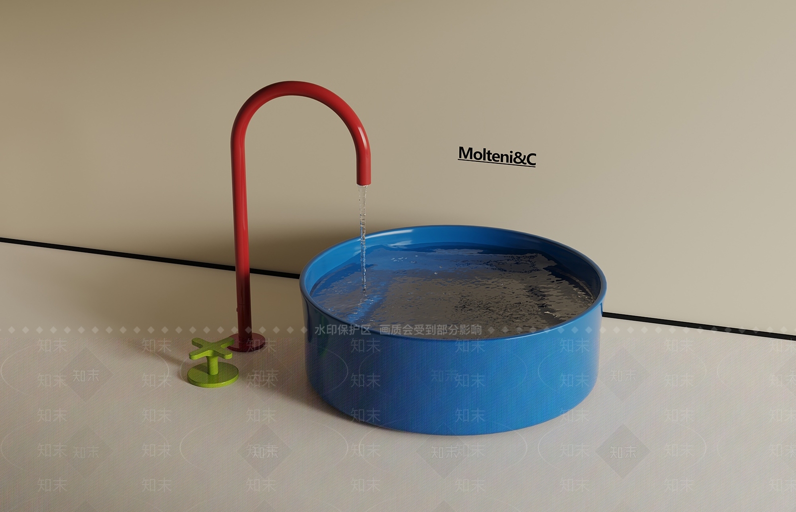 洗手台SU模型下载【ID:1192723853】