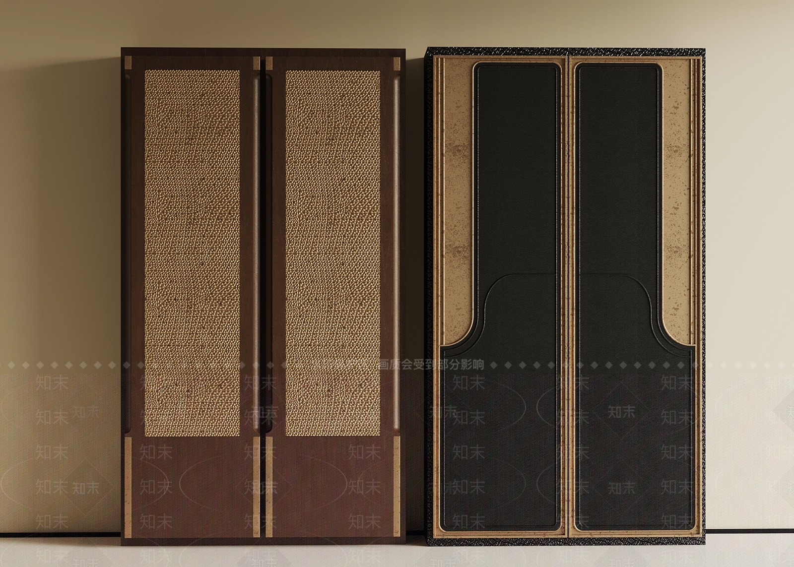 新中式衣柜3D模型下载【ID:1192726061】