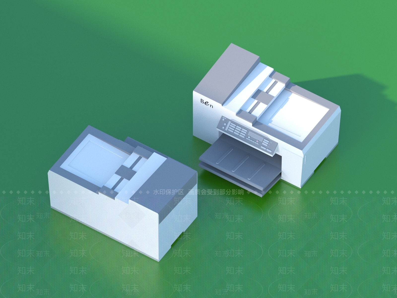 打印机3D模型下载【ID:1192726795】