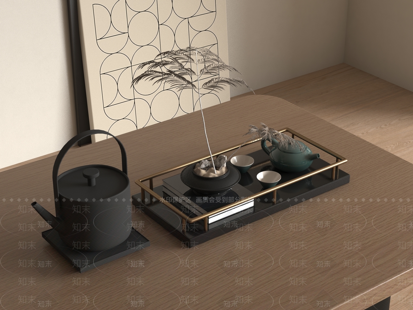 茶具SU模型下载【ID:1192727469】