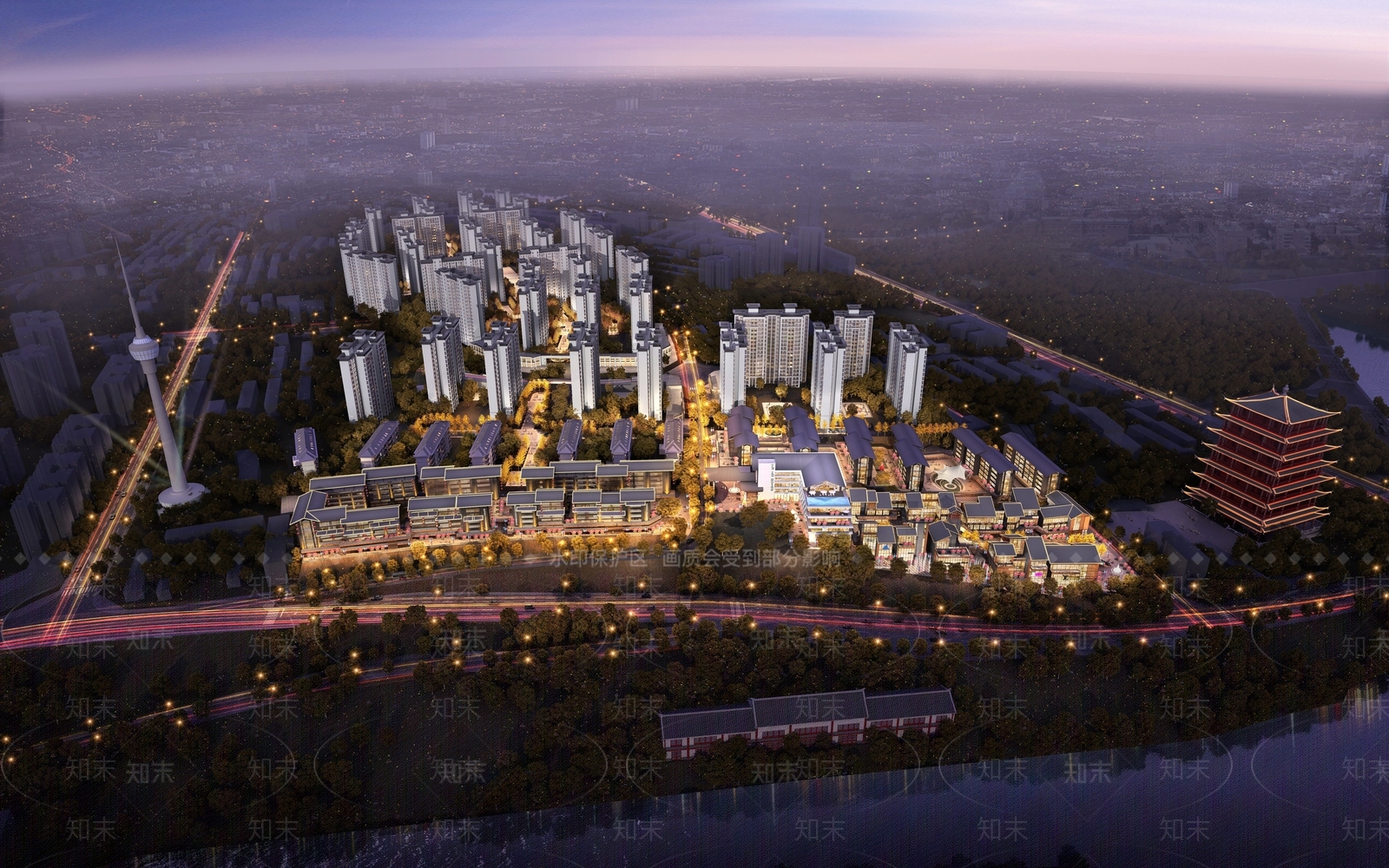 新中式中式其他商业建筑SU模型下载【ID:1192732827】