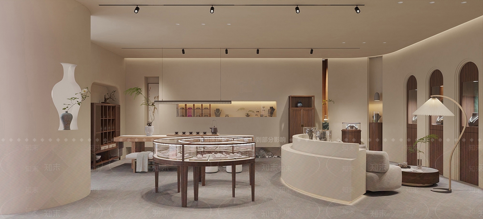 奶油中古珠宝店3D模型下载【ID:1192738243】