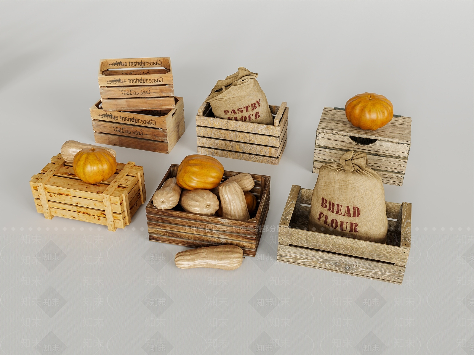 现代复古甜品面包店SU模型下载【ID:1192742360】