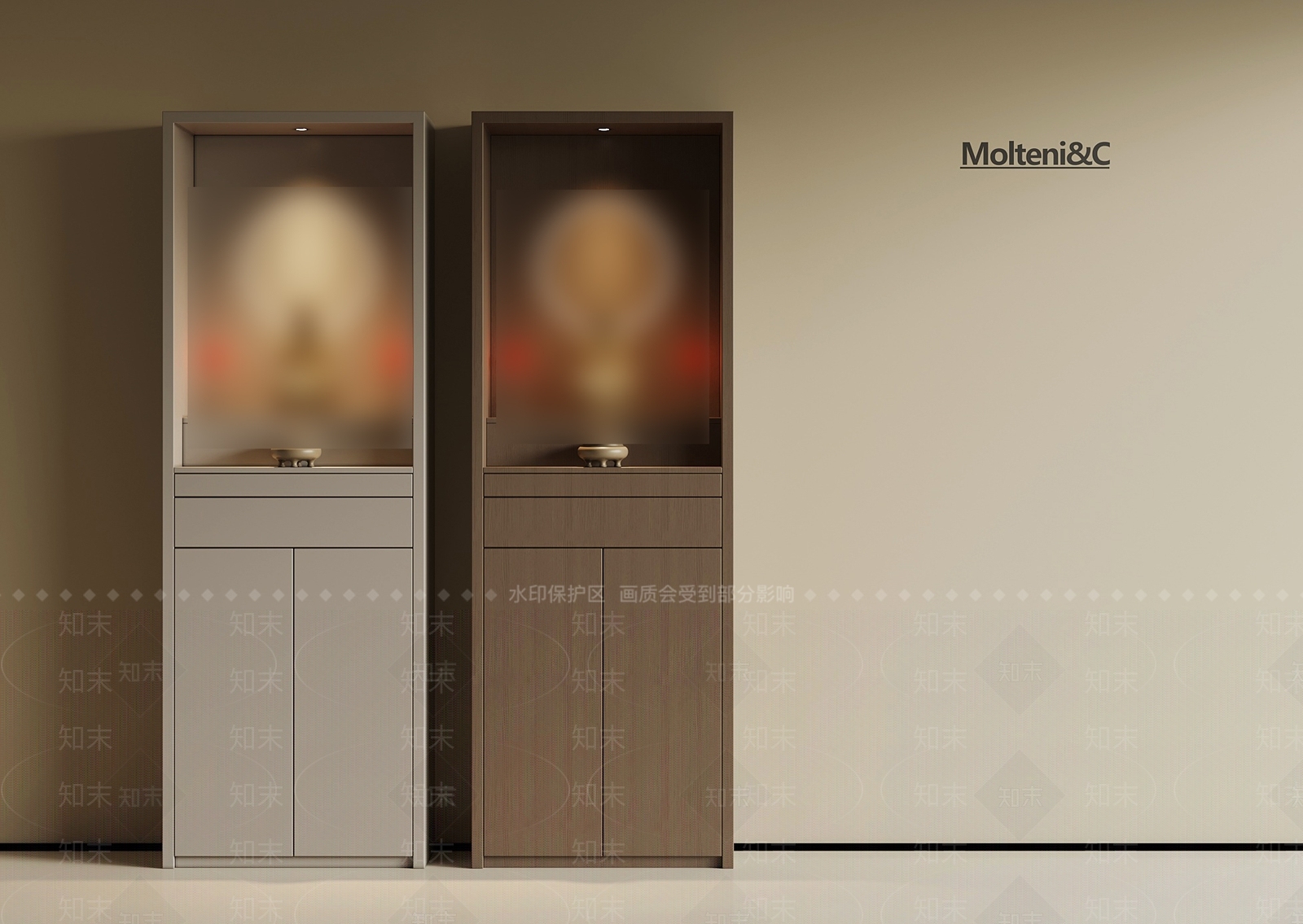 现代佛龛3D模型下载【ID:1192742122】