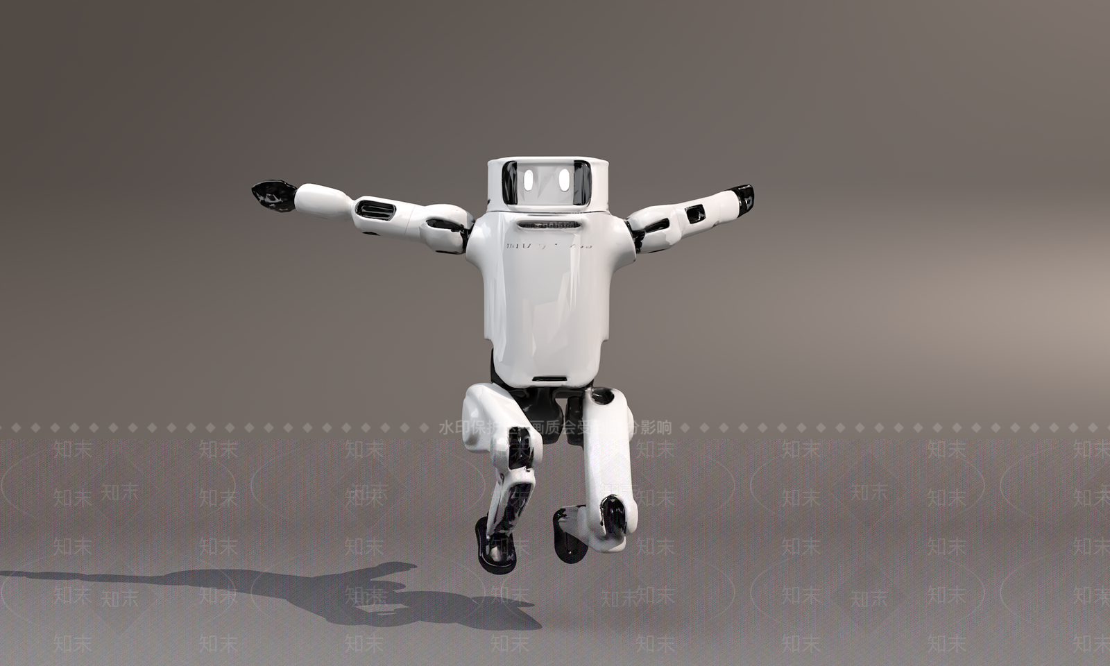 现代智能导购机器人3D模型下载【ID:1192750428】