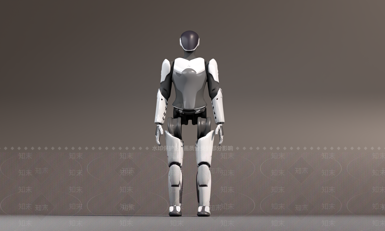 现代智能导购机器人3D模型下载【ID:1192752214】