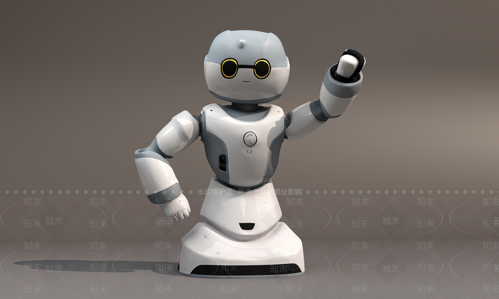 现代智能导购机器人3D模型下载【ID:1192756603】